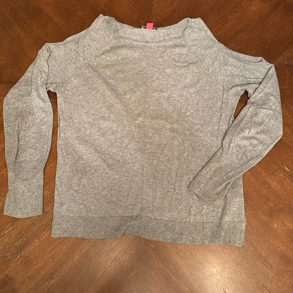 Vince Cut Out Shoulder Sweater